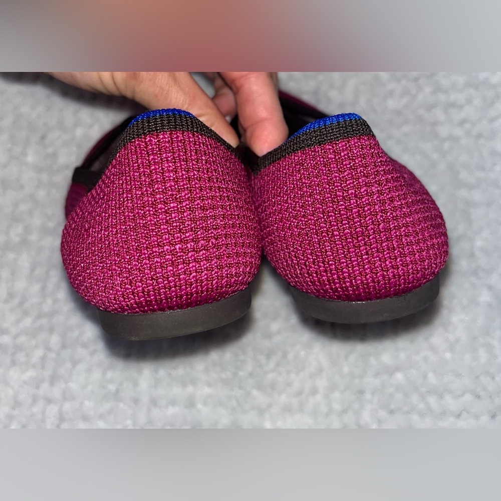 ROTHYS Magenta The Point Flats sz 8.5 - Picture 5 of 9